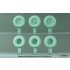 1/35 ROK K311A1 Armoured Truck (KM450) Sagged Wheel set for Academy kits 1/35 ROK K311A1 Armoured Truck (KM450) Sagged Wheel set for Academy kits