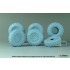 1/35 KAMAZ-43509 Race Truck Sagged Wheel set for Zvezda #3657 1/35 KAMAZ-43509 Race Truck Sagged Wheel set for Zvezda #3657