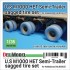1/35 US M1000 HET Semi-trailer Sagged Tyre set for HobbyBoss kits 1/35 US M1000 HET Semi-trailer Sagged Tyre set for HobbyBoss kits