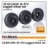 1/48 US M1240A1 M-ATV Sagged Wheel set for Rye Field Model 1/48 US M1240A1 M-ATV Sagged Wheel set for Rye Field Model