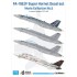 1/72 Movie Collection No.5 - F/A-18E/F Super Hornet Decal set for Academy/Hasegawa kits 1/72 Movie Collection No.5 - F/A-18E/F Super Hornet Decal set for Academy/Hasegawa kits