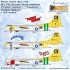 1/32 B-17G Flying Fortress Yellow Tails Insignia Paint Mask Set 1/32 B-17G Flying Fortress Yellow Tails Insignia Paint Mask Set