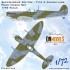 1/72 Supermarine Spitfire Type A Camouflage Paint Masks Set 1/72 Supermarine Spitfire Type A Camouflage Paint Masks Set