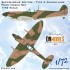 1/72 Supermarine Spitfire Type A Camouflage Paint Masks Set 1/72 Supermarine Spitfire Type A Camouflage Paint Masks Set