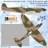 1/72 Supermarine Spitfire Type B Camouflage Paint Masks Set 1/72 Supermarine Spitfire Type B Camouflage Paint Masks Set