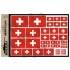 Multiple Scale Flag of Switzerland Multiple Scale Flag of Switzerland