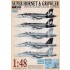 Decals for 1/48 USN Boeing F/A-18E/F Super Hornet & EA-18G Growler VX-9 Vampires Decals for 1/48 USN Boeing F/A-18E/F Super Hornet & EA-18G Growler VX-9 Vampires