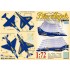 1/72 USN A-4F & F-4J Aerobatic Team Blue Angels Decals for Academy/Finemolds/Fujimi kits 1/72 USN A-4F & F-4J Aerobatic Team Blue Angels Decals for Academy/Finemolds/Fujimi kits