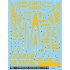 1/72 USN A-4F & F-4J Aerobatic Team Blue Angels Decals for Academy/Finemolds/Fujimi kits 1/72 USN A-4F & F-4J Aerobatic Team Blue Angels Decals for Academy/Finemolds/Fujimi kits