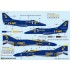 1/48 USN A-4F & F-4J Aerobatic Team Blue Angels Decals for Academy/Fujimi/Hasegawa kits 1/48 USN A-4F & F-4J Aerobatic Team Blue Angels Decals for Academy/Fujimi/Hasegawa kits