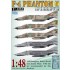 Decals for 1/48 IAF & ROKAF F-4E Phantom Collection #1 Decals for 1/48 IAF & ROKAF F-4E Phantom Collection #1