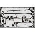 Photo-etched Zimmerit for 1/35 King Tiger Porsche Turret for Dragon kit Photo-etched Zimmerit for 1/35 King Tiger Porsche Turret for Dragon kit