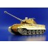 Photo-etched Zimmerit for 1/35 King Tiger Porsche Turret for Dragon kit Photo-etched Zimmerit for 1/35 King Tiger Porsche Turret for Dragon kit