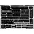 Photo-etched parts for 1/350 German Bismarck for Tamiya kit Photo-etched parts for 1/350 German Bismarck for Tamiya kit