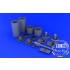 1/32 McDonnell Douglas F-4 Phantom II Exhaust Nozzles USN Late for Tamiya kit 1/32 McDonnell Douglas F-4 Phantom II Exhaust Nozzles USN Late for Tamiya kit