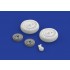 1/32 Mitsubishi A6M5c Zero Wheels Set for Hasegawa kit 1/32 Mitsubishi A6M5c Zero Wheels Set for Hasegawa kit