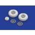 1/32 Republic P-47D Thunderbolt Wheels Set for Hasegawa kit 1/32 Republic P-47D Thunderbolt Wheels Set for Hasegawa kit