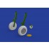 1/32 Republic P-47D Thunderbolt Wheels Set for Hasegawa kit 1/32 Republic P-47D Thunderbolt Wheels Set for Hasegawa kit