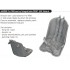 1/48 Focke-Wulf Fw 190A Seat with Integral Belts for Eduard kits 1/48 Focke-Wulf Fw 190A Seat with Integral Belts for Eduard kits