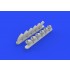 1/48 Curtiss P-40B Tomahawk Exhaust Stacks for Airfix kit 1/48 Curtiss P-40B Tomahawk Exhaust Stacks for Airfix kit