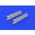 1/48 Curtiss P-40B Tomahawk Exhaust Stacks for Airfix kit 1/48 Curtiss P-40B Tomahawk Exhaust Stacks for Airfix kit