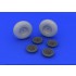 1/72 Boeing B-17G Flying Fortress Wheels 1/72 Boeing B-17G Flying Fortress Wheels
