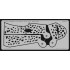 1/48 Messerschmitt Bf-109E Lg Blotch Mask-Etch 1/48 Messerschmitt Bf-109E Lg Blotch Mask-Etch
