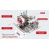 1/4 Porsche 911 Boxermotor 6-cylinder Working Engine Model 1/4 Porsche 911 Boxermotor 6-cylinder Working Engine Model