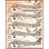 Decals for 1/48 F-14 VF-111 Sumdowners Anthology Decals for 1/48 F-14 VF-111 Sumdowners Anthology