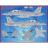 Decals for 1/48 Air Wing All-Stars Super Hornets PT V Decals for 1/48 Air Wing All-Stars Super Hornets PT V