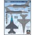 Decals for 1/48 F-16 Fighting Falcon Stencils Late Decals for 1/48 F-16 Fighting Falcon Stencils Late