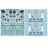1/72 US Navy P-8 Poseidons Stencil & Data Decal for BPK Models 1/72 US Navy P-8 Poseidons Stencil & Data Decal for BPK Models