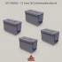 1/16 Modern Australian 12.7mm/.50 Cal Ammunition Box (4pcs) 1/16 Modern Australian 12.7mm/.50 Cal Ammunition Box (4pcs)