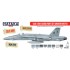 Acrylic Paint Set - USAF, USN & USMC (Modern Greys) Camouflage late 1970s-present (17mlx8) Acrylic Paint Set - USAF, USN & USMC (Modern Greys) Camouflage late 1970s-present (17mlx8)