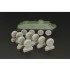 1/72 BTR-60 Wheels for ACE/ICM/S-Model 1/72 BTR-60 Wheels for ACE/ICM/S-Model