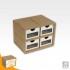 Four-Drawer Module (dimensions: 20 x 15 x 15cm) Four-Drawer Module (dimensions: 20 x 15 x 15cm)