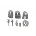 1/200 US Navy Fire Hose, Valve & Life Ring Set 1/200 US Navy Fire Hose, Valve & Life Ring Set