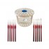 Synthetic Paint Brush Set Holder & Brushes Synthetic Paint Brush Set Holder & Brushes
