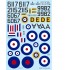 Decals for 1/48 BCATP Camouflaged & Yellow Avro Ansons Decals for 1/48 BCATP Camouflaged & Yellow Avro Ansons