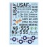Decals for 1/72 ANG Douglas C-47 Skytrain Decals for 1/72 ANG Douglas C-47 Skytrain
