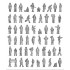 1/700 18-19th Century Deck Crew (91 figures)