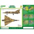 Airbrush Camo-Mask for 1/48 Dassault Mirage IIIC Camouflage Scheme 2 Airbrush Camo-Mask for 1/48 Dassault Mirage IIIC Camouflage Scheme 2