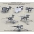 1/35 M2 Browning .50 Caliber Machine Gun Ammo Belts Set 1/35 M2 Browning .50 Caliber Machine Gun Ammo Belts Set
