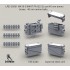 1/35 MK19-3/MK47 PA120 32 Cart 40mm Ammo Boxes w/ 40mm Ammo Belts - Resin Parts 1/35 MK19-3/MK47 PA120 32 Cart 40mm Ammo Boxes w/ 40mm Ammo Belts - Resin Parts