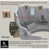 1/35 SAG II Turret Upgrade Sets - Ammo Boxes & Cradles w/M18 Smoke Grenades 1/35 SAG II Turret Upgrade Sets - Ammo Boxes & Cradles w/M18 Smoke Grenades