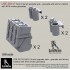 1/35 SAG II Turret Upgrade Sets - Ammo Boxes & Cradles w/M18 Smoke Grenades 1/35 SAG II Turret Upgrade Sets - Ammo Boxes & Cradles w/M18 Smoke Grenades