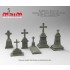 1/35 Grave Stones w/Cross Set (6pcs) 1/35 Grave Stones w/Cross Set (6pcs)