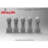 1/35 Bare Head Set with 5 Different Face Emotions (5 Heads, resin) 1/35 Bare Head Set with 5 Different Face Emotions (5 Heads, resin)