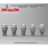 1/35 Chracter Head Set with 5 Different Emotions (5pcs, resin) 1/35 Chracter Head Set with 5 Different Emotions (5pcs, resin)