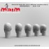 1/35 Chracter Head Set with 5 Different Emotions (5pcs, resin) 1/35 Chracter Head Set with 5 Different Emotions (5pcs, resin)